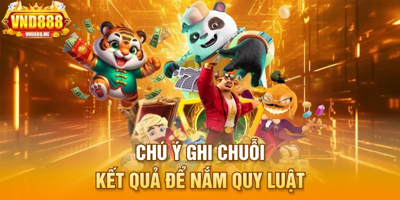 Chú ý ghi chuỗi kết quả để nắm quy luật